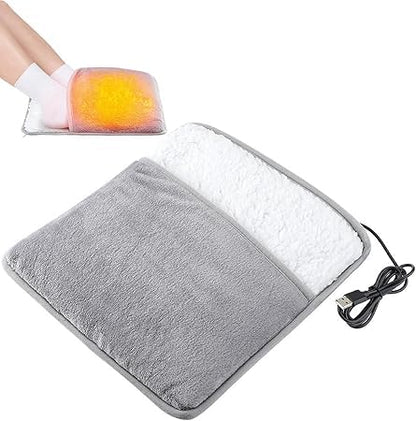 Electric Heated Foot Warmer Heat Therapy with USB