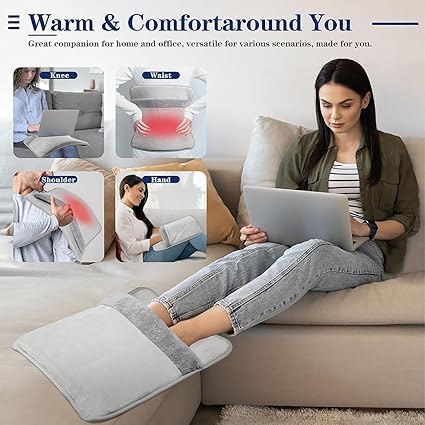 Electric Heated Foot Warmer Heat Therapy with USB