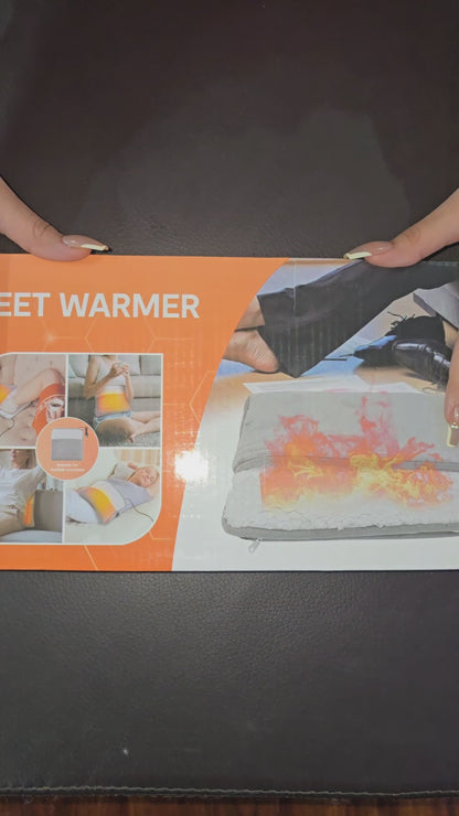 Electric Heated Foot Warmer Heat Therapy with USB